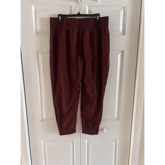 Halara Elastic Waistband Burgundy Maroon Xl Jogger - Picture 2 of 6